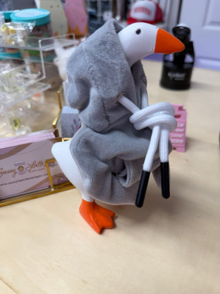 Desk Goose + Clothes