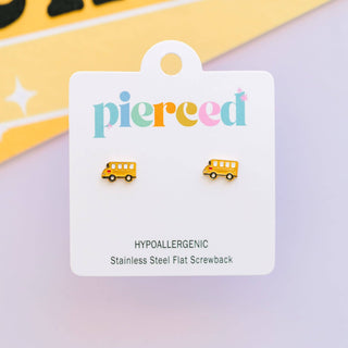 School Bus Stud Earrings