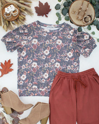Katie Cozy Top - Blushwood Floral