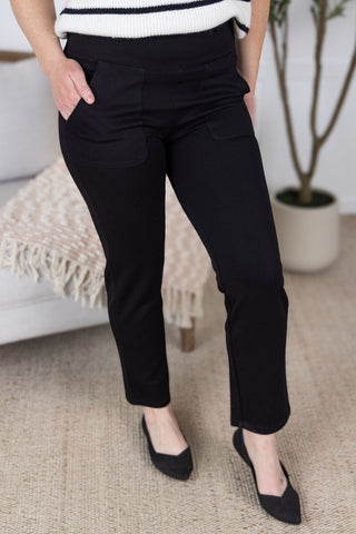 Scuba Ankle Bottoms- Black