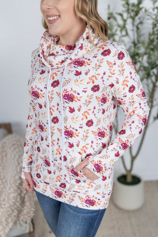 Soft Funnel Neck - Autumn Floral
