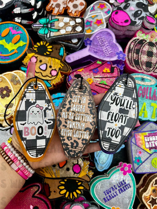 Fall & Halloween Motel Key Freshies