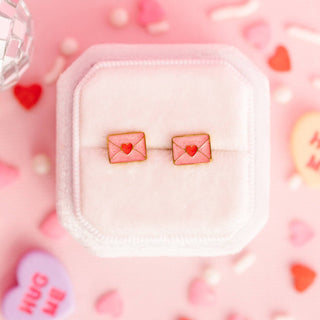 Love Letter Flat Back Earring