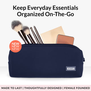 Essentials Pouch — Black/ Pink