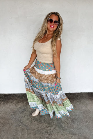 Country Summer Maxi Skirt