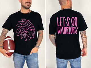Pink Out Let’s Go Warriors Graphic Tee
