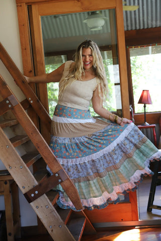 Country Summer Maxi Skirt