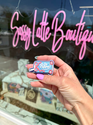 🎀 Coquette Soda Keyboard Clicker Keychain Fidget