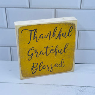 4x4 Fall Block Signs