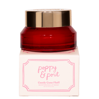 Poppy & Pout Holiday Lip Mask - Candy Cane Fluff