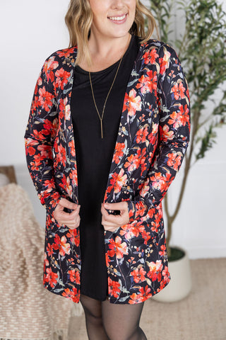 Classic Cardigan - Sunset Floral