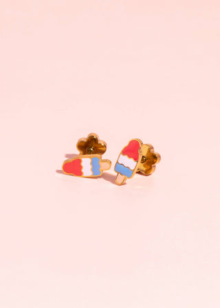 Bomb Pop Flatback Earrings