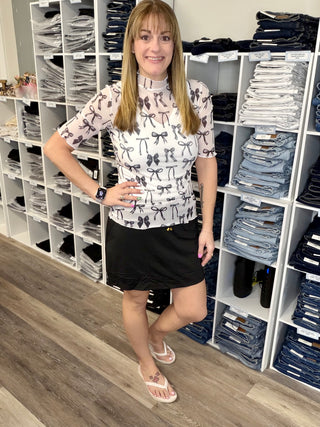 After Dark Black Skort