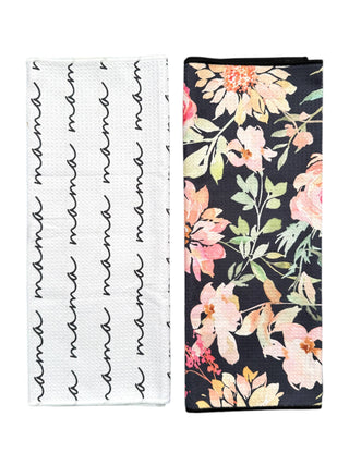 Affection/She's The Best: 2 Double Sided-Hand Towels