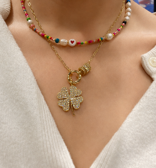 Pave Spacer Charm - For Threader Chains
