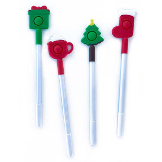 OMG Pop Fidgety Pen Toppers Xmas Edition