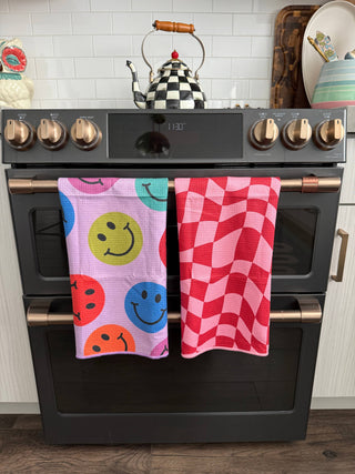 Happy Life: Double-Sided Hand Towel