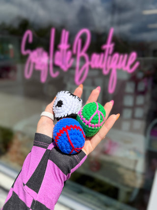 Handmade Crochet Hacky Sacks