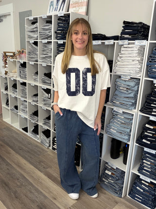 Varsity Vibe Mineral Wash Tee