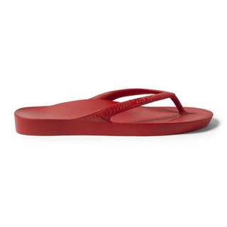 Arch Support Flip Flops - Chili Red