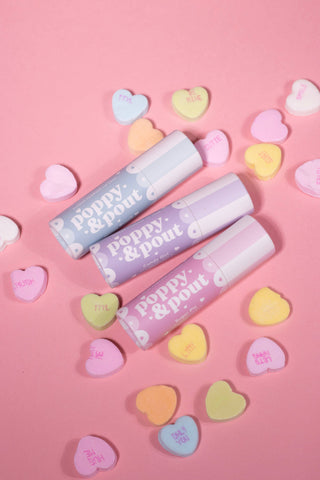 Poppy & Pout Trio Lip Balm Gift Set