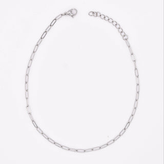 Resort - Mini Paperclip Anklet - SS & WR