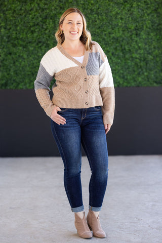 Colorblock Cozy Cardigan