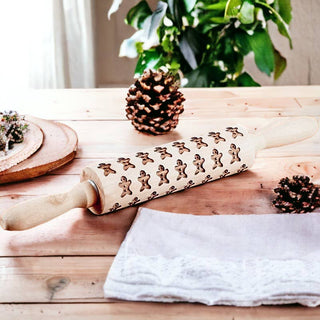 Embossed Rolling Pin Baking Gift Set