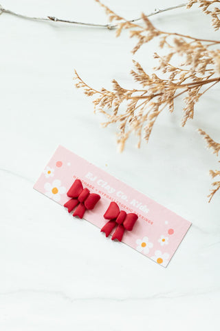 Christmas Clay Earrings