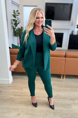 Magic 3/4 Blazer in Hunter Green