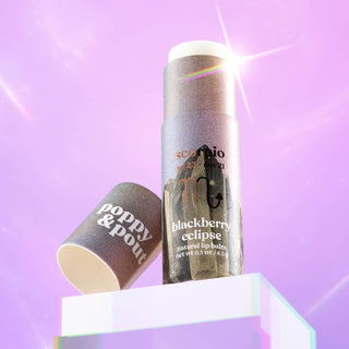 Poppy & Pout The Cosmic Crystal Collection - Natural Lip Balm
