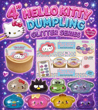 Hello Kitty And Friends Mystery Squishy Dumpling Glitter Collection