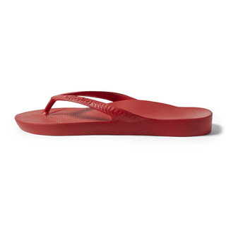 Arch Support Flip Flops - Chili Red