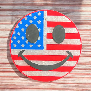 Stars and Stripes Smiley Freshie: High Tide