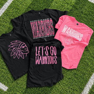 Pink Out Let’s Go Warriors Graphic Tee