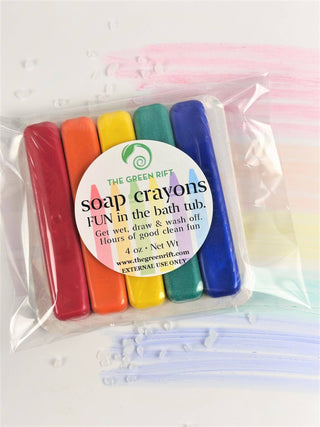 Rainbow Soap Crayons