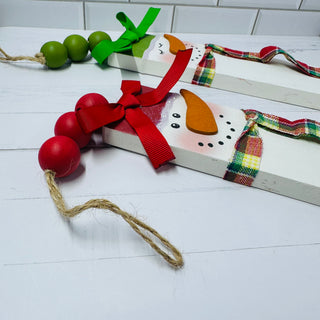 Snowmen Ornament Tags