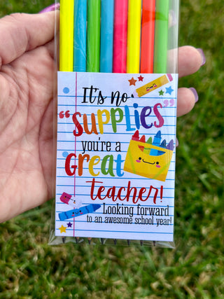 CUSTOM Back to School Pencils