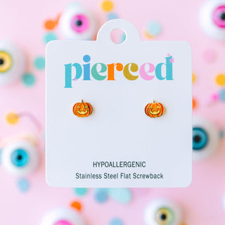 Jack-O-Lantern Studs