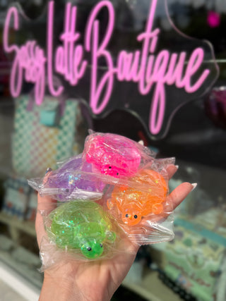 Squishy Glitter Turtle