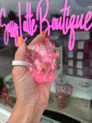 Mini Glitter Gummy Bear Squishy