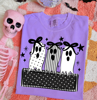 Custom Girl Ghost Nameplate Graphic Tee