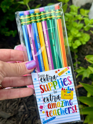 CUSTOM Back to School Pencils