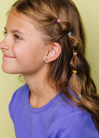 Peace Sign Flat Back Earrings