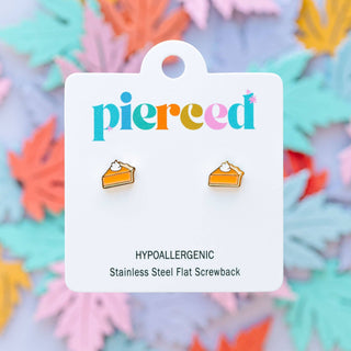 Pumpkin Pie Stud Earrings