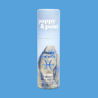 Poppy & Pout The Cosmic Crystal Collection - Natural Lip Balm