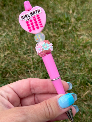 Girl Math Ink Pens