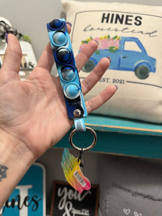 OMG Pop Fidgety Loop Keychains