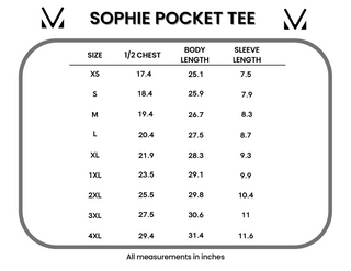 PREBOOK Sophie Pocket Tee - Black