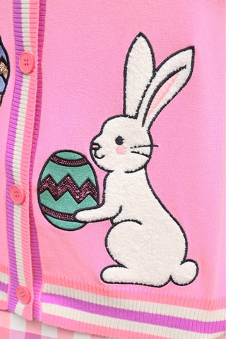PREORDER- Hoppy Easter Short Sleeve Cardigan